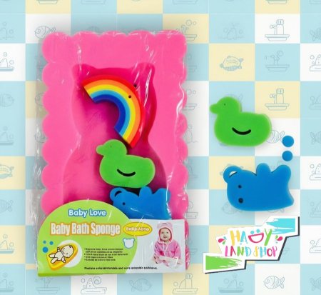 فرشة بانيو اسفنج مع لعبة